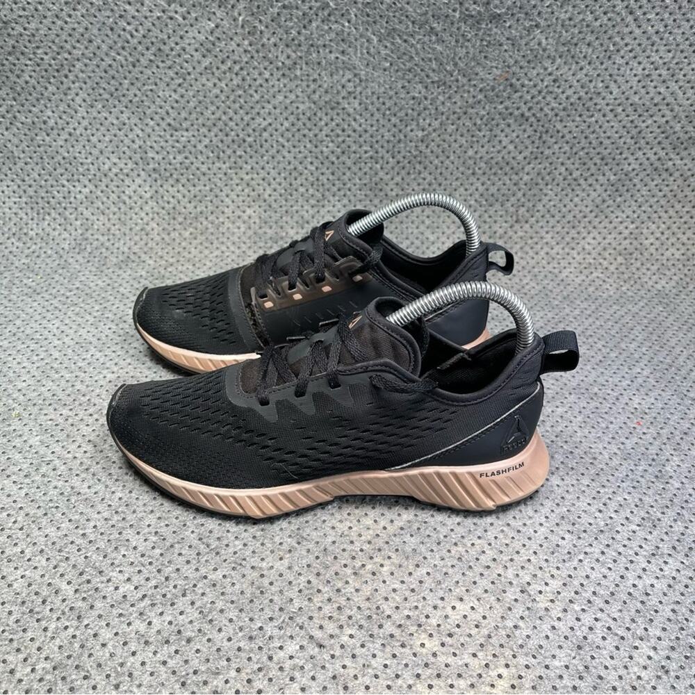 Adidas Flashfilm Rose Gold Black Running Shoes Size 6 Womens